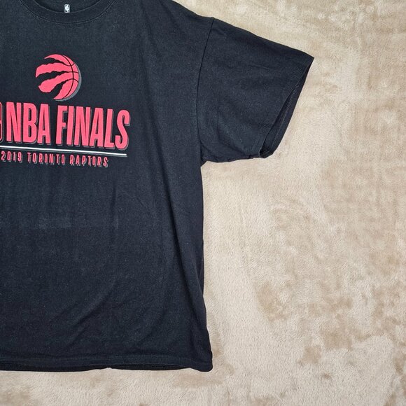 Toronto Raptors 2019 NBA Finals T-Shirt Mens Size XL Black Short Sleeve Fan Gear - Picture 6 of 10